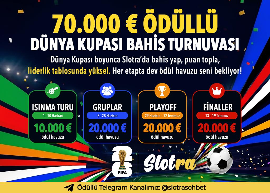 slotra dunya kupası bonus